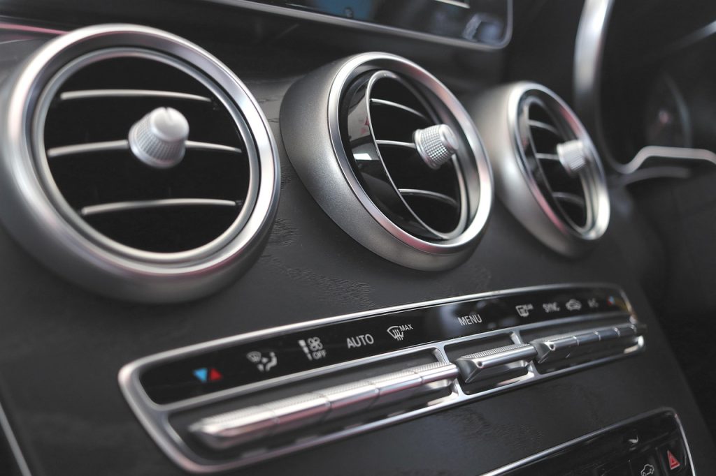 vehicle air conditioning dashboard at 7Force Garage Sheffield
